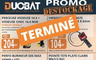 Promo Destockage – Mars 2019