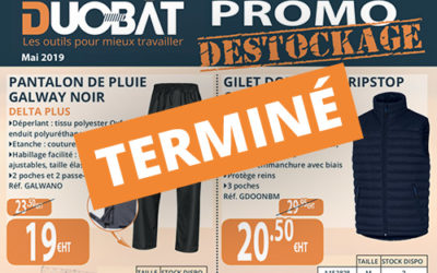 Promo Destockage – Mai 2019