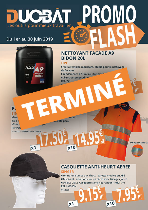 Terminée - Promo flash - Juin 2019