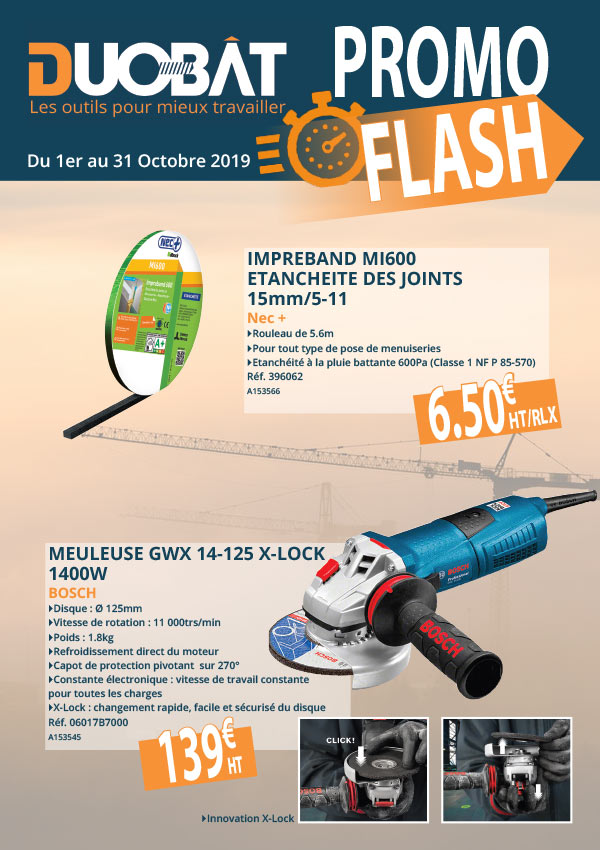 Promo flash - Octobre 2019